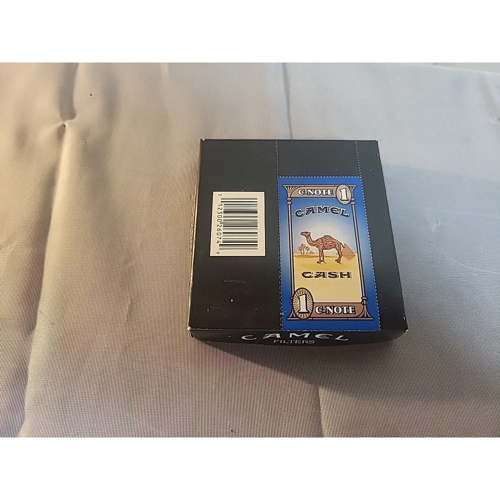 Vintage Camel Filters Tin with Box & Ad Card - German Made‎ Rare Collectible